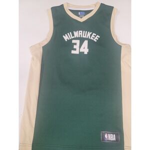 Giannis‎ Antetokounmpo #34 Milwaukee Bucks NBA Jersey Youth Large Green
